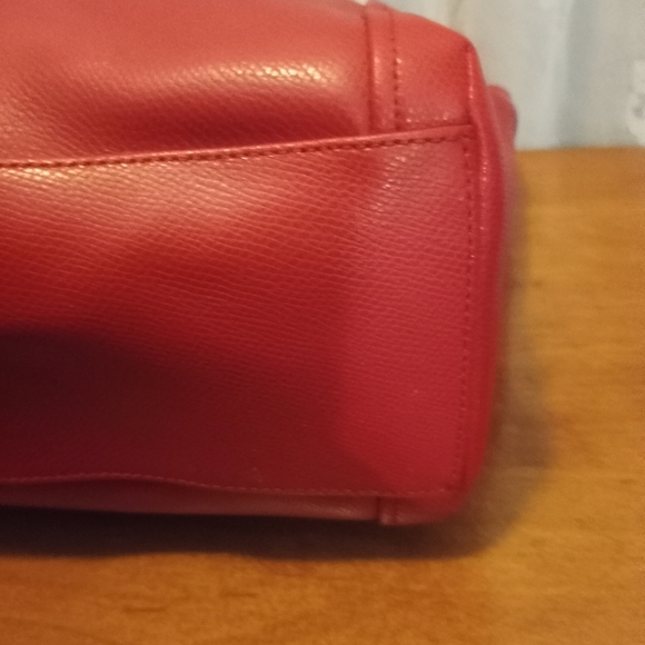 Coach Zip Top Tote in Red - Picture 7 of 16